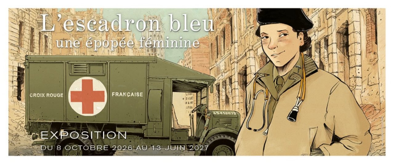 Affiche : Mini-Expo BD - L'Escadron bleu