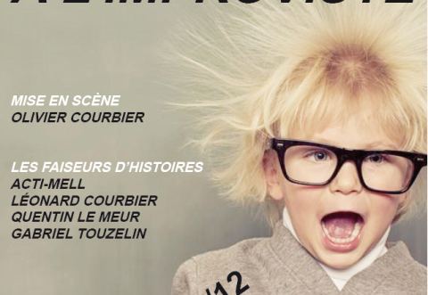 Affiche : Spectacle A l'Improviste, Theo Théâtre, 18 déc.