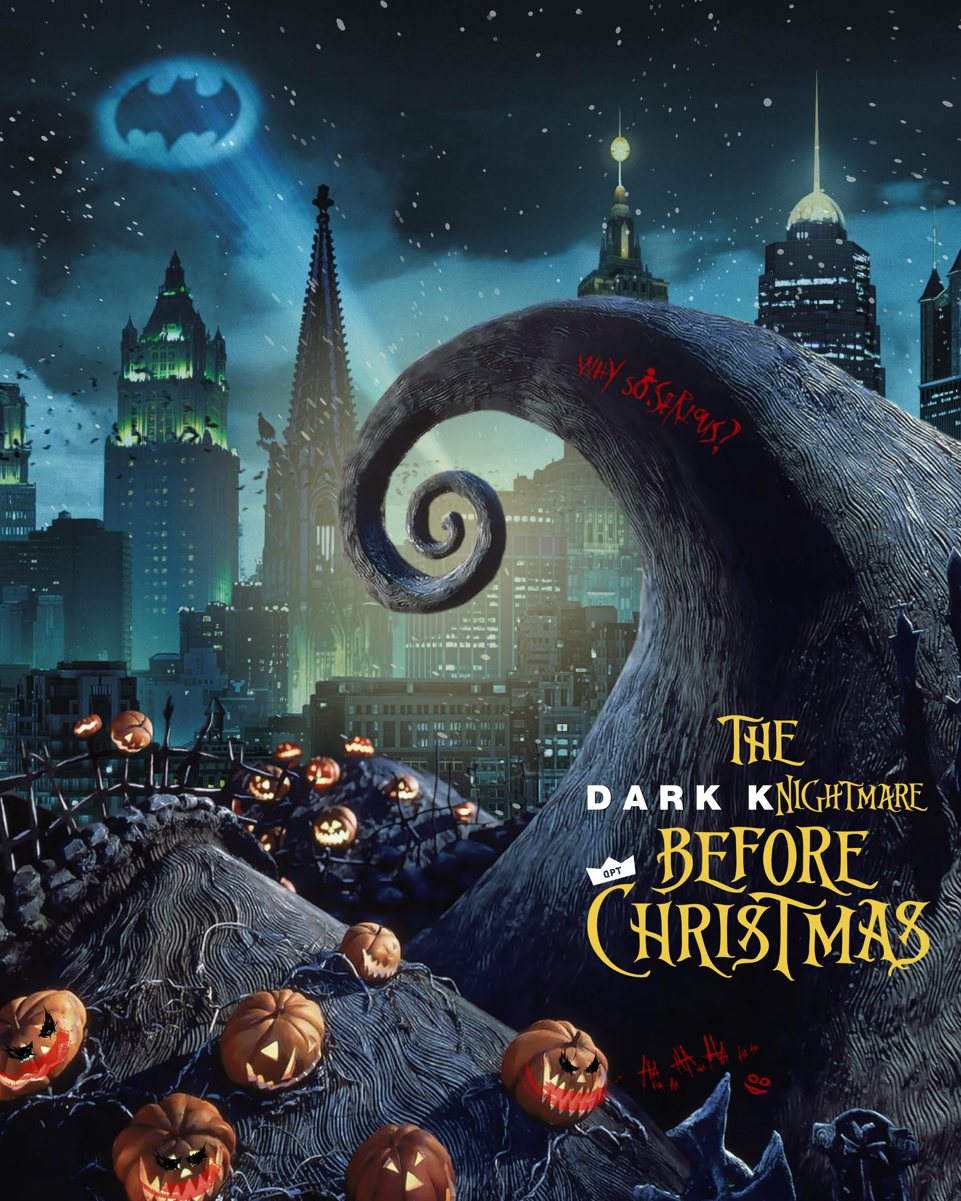 Poster: The Dark Knightmare Before Christmas