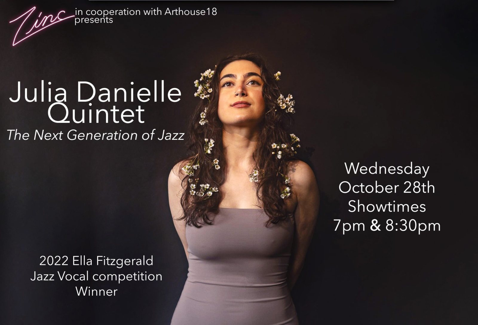 Poster: Julia Danielle Quintet