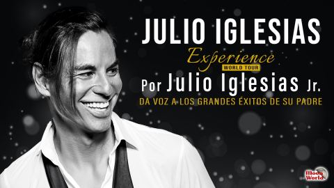 Cartel: JULIO IGLESIAS Experience por JULIO IGLESIAS Jr., Auditorio de Zaragoza, 31 oct