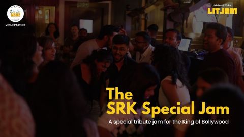 Poster: The SRK Special Jam, Don't Tell Mama | Rooftop Bar & Kitchen, Nov 1