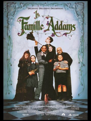 Affiche : La Famille Addams, Cinéma Nestor Burma, 31 oct.