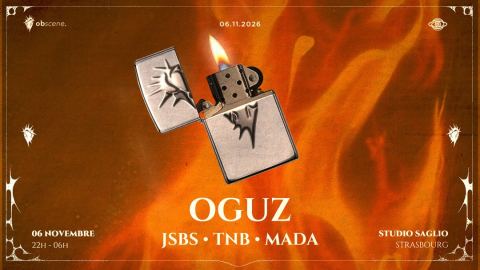 Poster: OBSCENE : Oguz - Jsbs - Mada - Tnb, Studio Saglio, Nov 6