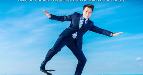 Affiche : Clément Leroy dans Sans les mains, Darcy Comédie, 30 oct.