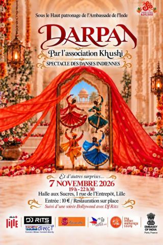 Affiche : DARPAN, Halle aux Sucres, 6 nov.