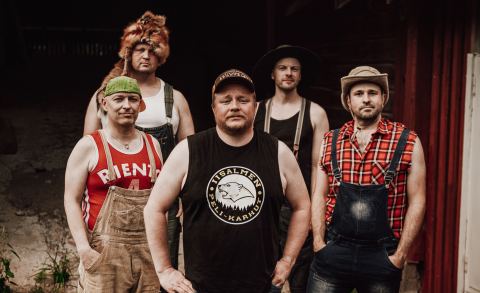Juliste: Steve ’n’ Seagulls, Kulttuuritehdas Korjaamo, 6.11.