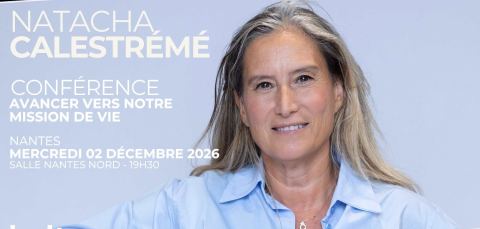Poster: Conférence Natacha Calestrémé - Nantes, Salle Festive Nantes Nord, Dec 2