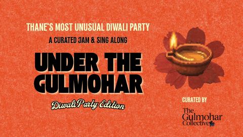 Poster: Under the Gulmohar: Diwali Edition | A Curated Jam & Sing-Along, Udayan Art Gallery, Oct 31