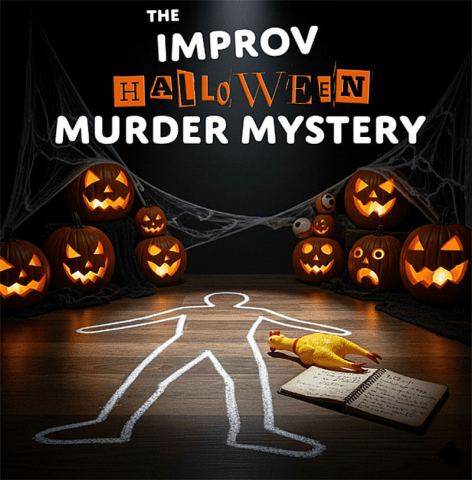 Poster: The Improv Halloween Murder Mystery, Cork Arts Theatre, Oct 27