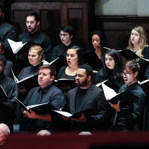 Poster: Letters to America: A Choral Celebration, Wayne State University Department of Music, Oct 30