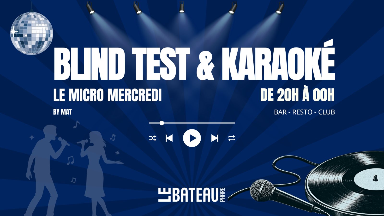 Affiche : Micro Mercredi 💃🕺 Blind Test & Karaoke 🎤