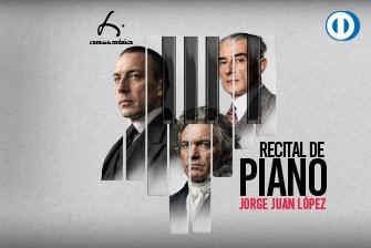 Cartel: Recital de piano: Jorge Juan López, Casa de la Música, 18 nov