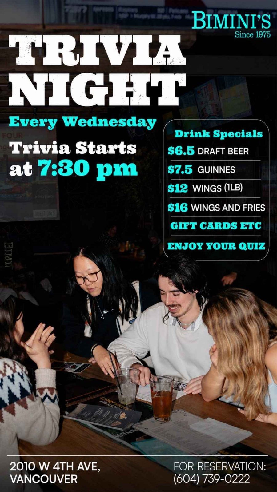 Poster: Trivia Night