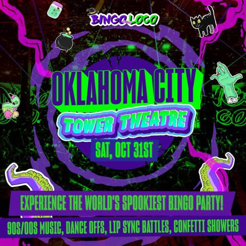 Poster: Bingo Loco, Tower Theatre, Oct 31