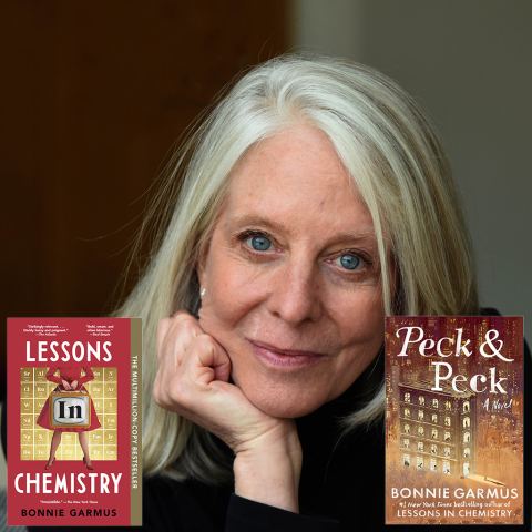 Poster: Bonnie Garmus: PECK & PECK with Susannah Stern, Warwick's, Nov 15