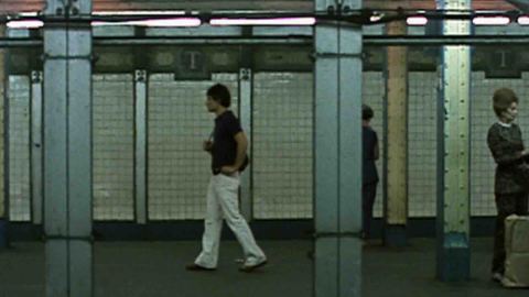 Poster: News from Home + Interior NY Subway, 14th Street, Metrograph, Nov 1
