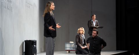 Plakat: Die Rückseite des Lebens, Residenztheater, 31. Okt.