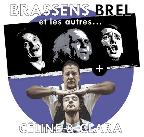 Affiche : Brassens, Brel et les autres..., L'Epallle Théâtre - L’Autre Lieu, 7 nov.