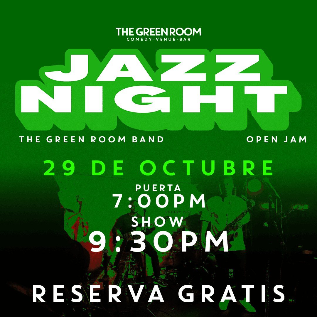 Cartel: Jazz Night · 29 octubre