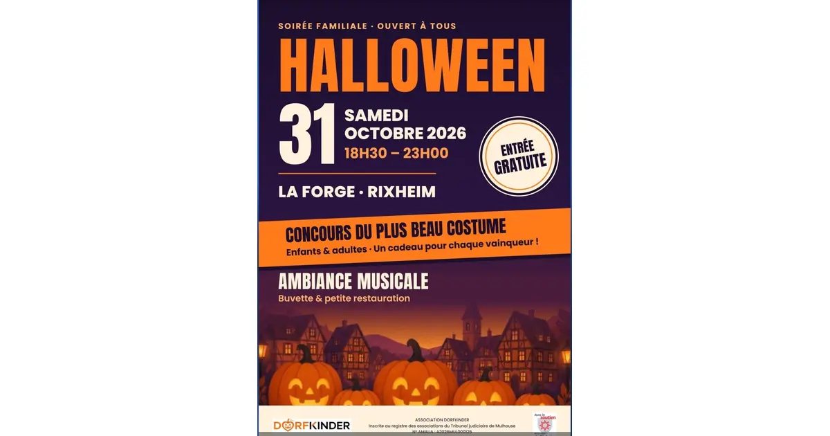 Affiche : Soirée Halloween