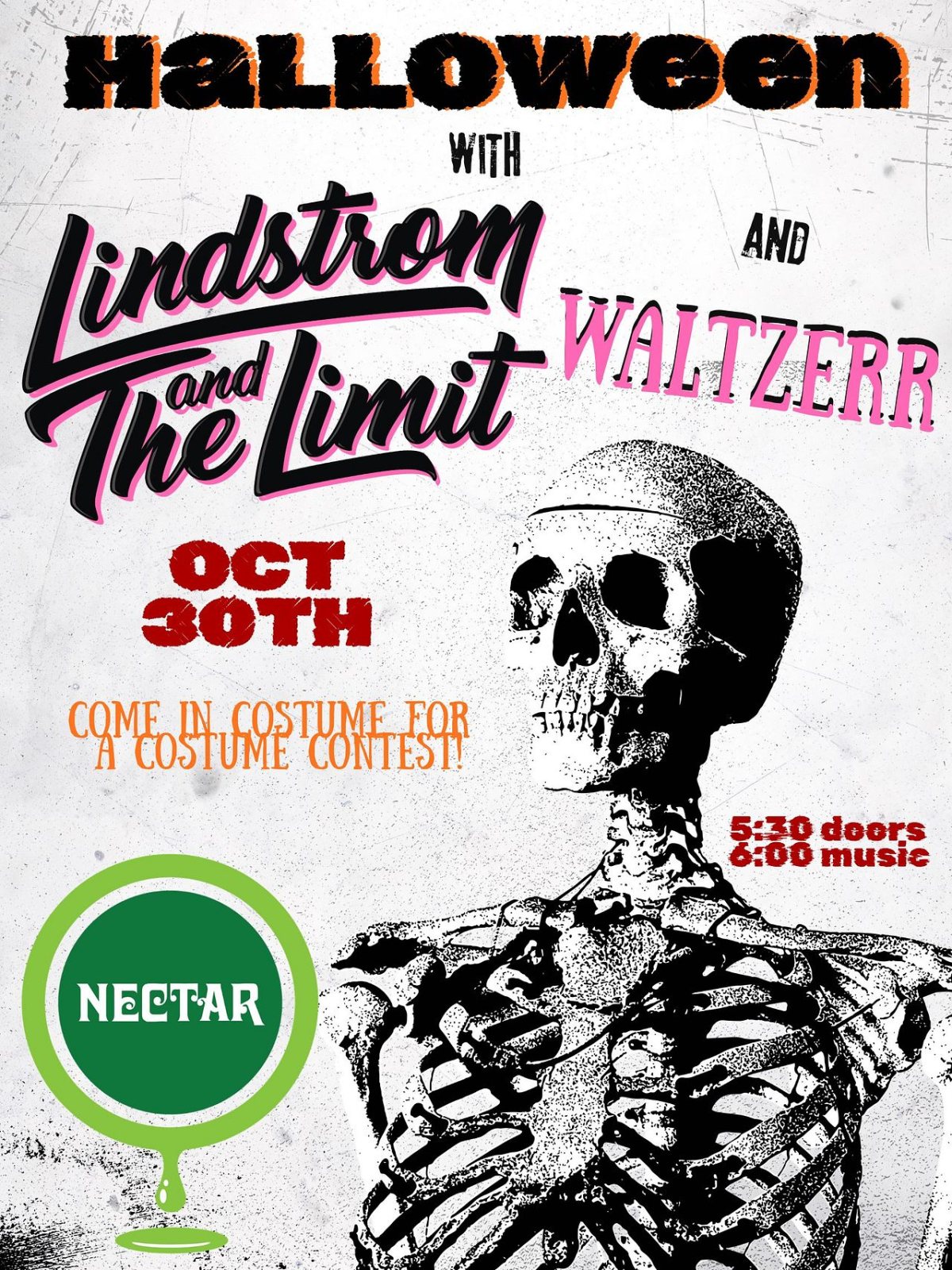 Poster: LINDSTROM & THE LIMIT with Waltzerr (EARLY SHOW)