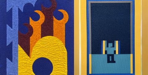 Poster: Castle in the Desert: Leah Dixon and Carlos Rosales-Silva, Presa House Gallery, Sep 18