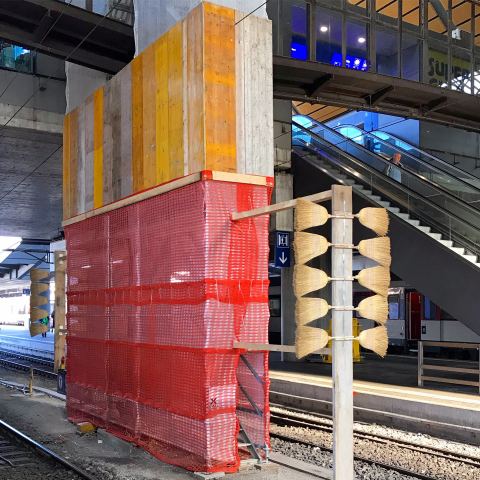 Plakat: Temporär. Strukturen der Notwendigkeit, Architekturzentrum Wien, 4. Nov.