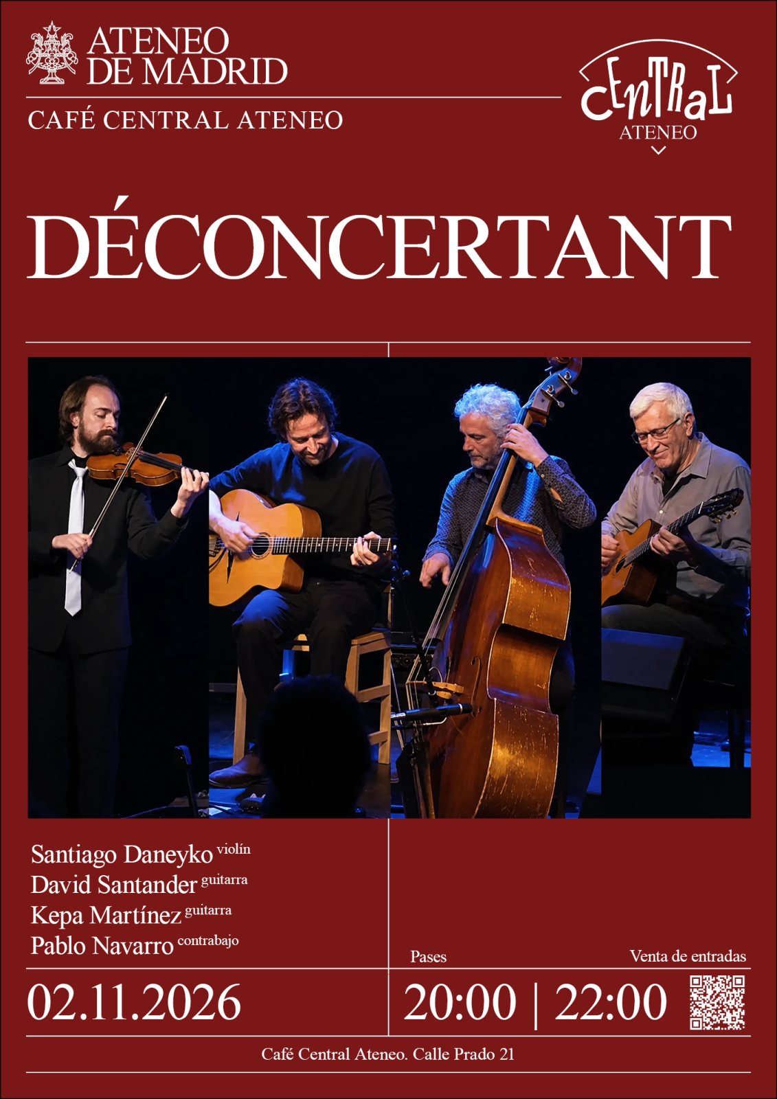 Cartel: DÉCONCERTANT
