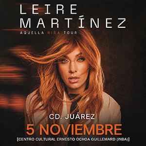 Cartel: Leire Martínez: Aquella Niña Tour, Teatro del INBA, 5 nov