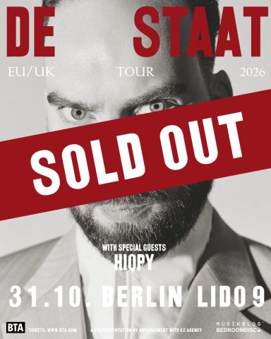 Plakat: DE STAAT, Lido, 31. Okt.