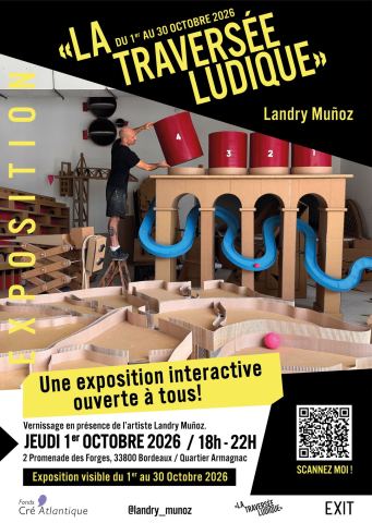 Affiche : La Traversée Ludique, 2 Promenade des Forges, 2 oct.