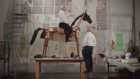 Poster: William Kentridge - I am not me, the horse is not mine, Bozar – Palais des Beaux-Arts, Sep 18