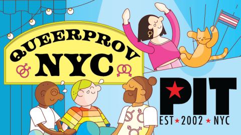 Poster: QueerProv NYC, The PIT Mainstage, Nov 18