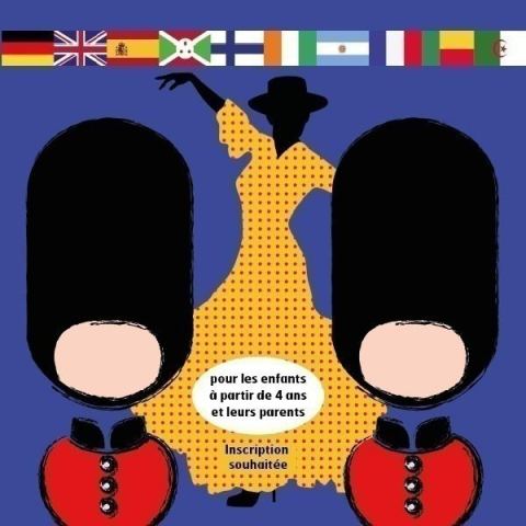 Affiche : Tell me an... historia, por favor !, Médiathèque Andrée Chedid, 7 nov.