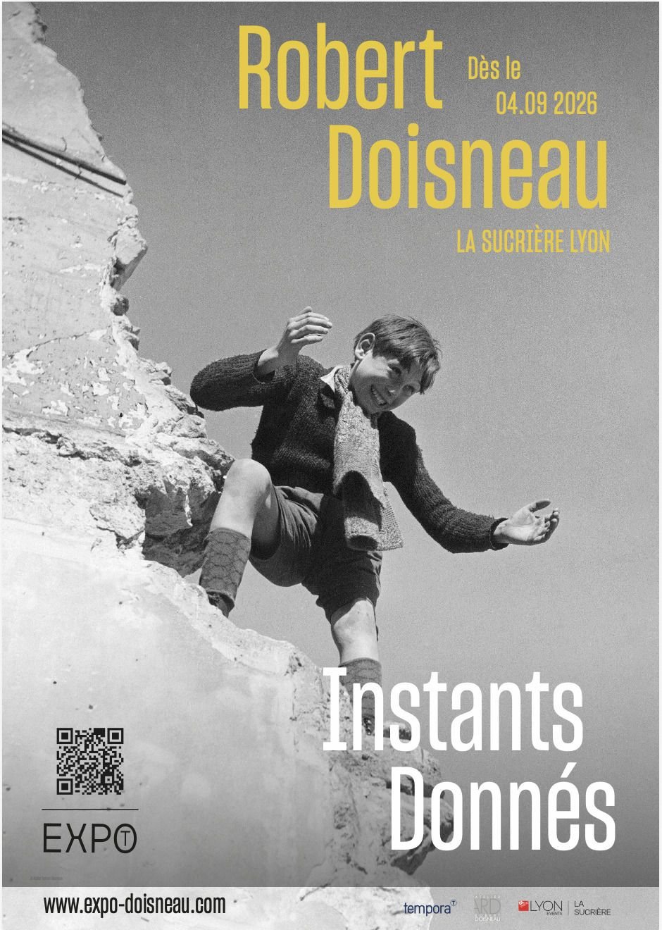 Affiche : Robert Doisneau. Instants Donnés.