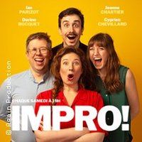 Affiche : Impro !, Théâtre de Nesle, 24 oct.