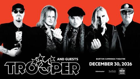 Poster: Trooper, Burton Cummings Theatre, Dec 30