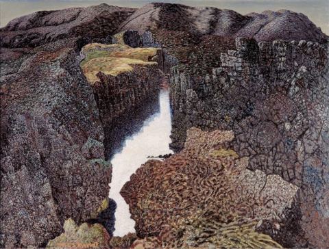 Veggspjald: Kjarval og 20. öldin: Þegar nútíminn lagði að, Listasafn Reykjavíkur – Kjarvalsstaðir, 9. sep.