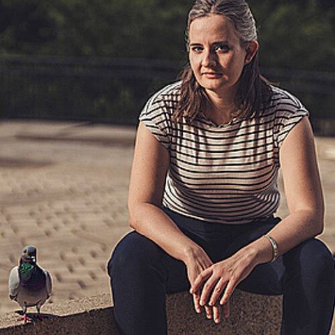 Plakat: Elli Bauer: fAngst?, Kabarett Niedermair, 31. Okt.