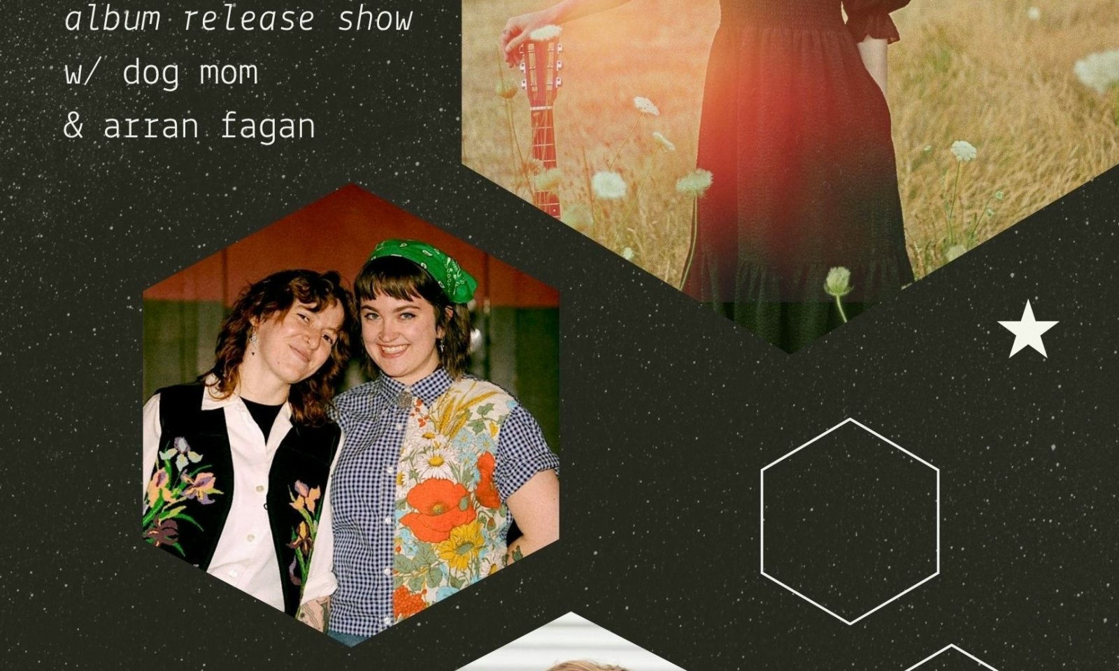 Poster: Claire Conway (album release), Dog Mom, Arran Fagan
