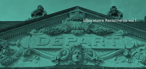 Affiche : Recto/Verso exposition vol.1, Lavitrine 2.0, 12 sept.