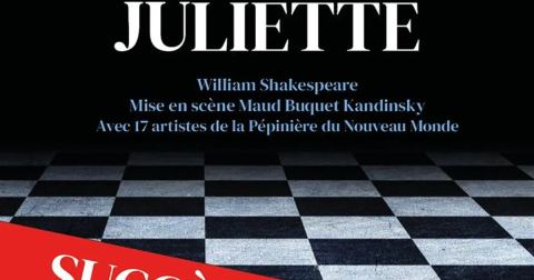 Affiche : Roméo et Juliette, Théâtre Lucas-Paumier, 25 oct.