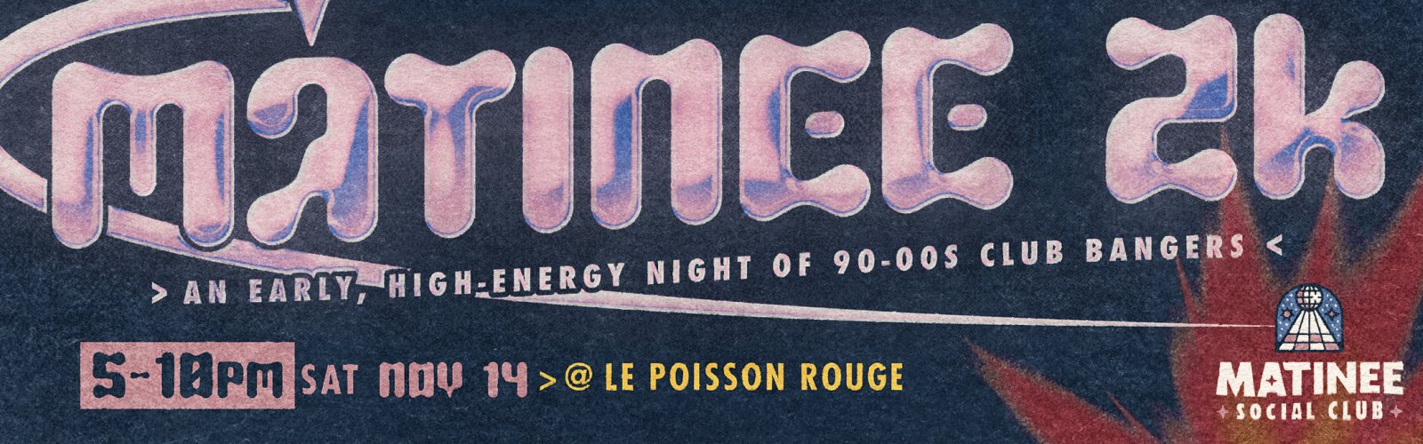 Poster: Matinee Social Club: Matinee 2K