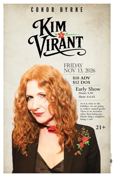 Poster: Kim Virant - Early Show Presented by Space 101.1FM