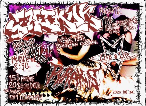 Poster: Chimuk & Live A Life & Pyraxis, The Aviary, Oct 29