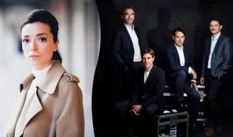 Plakát: Julianna Avdejeva és a Quatuor Modigliani, Zeneakadémia, nov. 3.