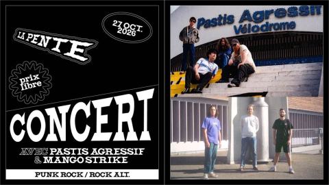 Affiche : CONCERT : Mango Strike & Pastis Agressif, La Pente, 27 oct.
