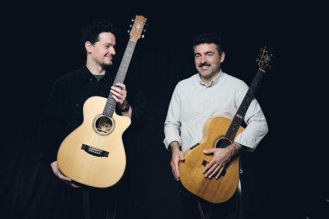 Plakat: Micha Kern & Jordan Brodie: „Beautiful Strings & Silly Things“, Gasteig HP8, 14. Nov.