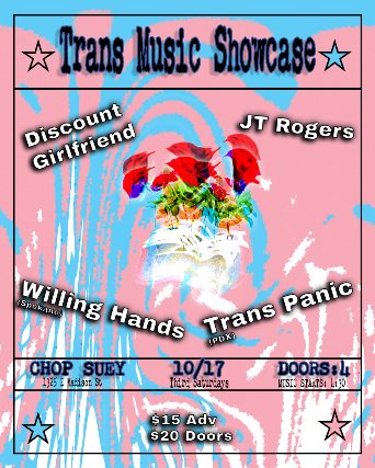 Poster: Trans Music Showcase